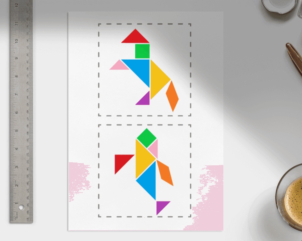 Tangram - szablon 5