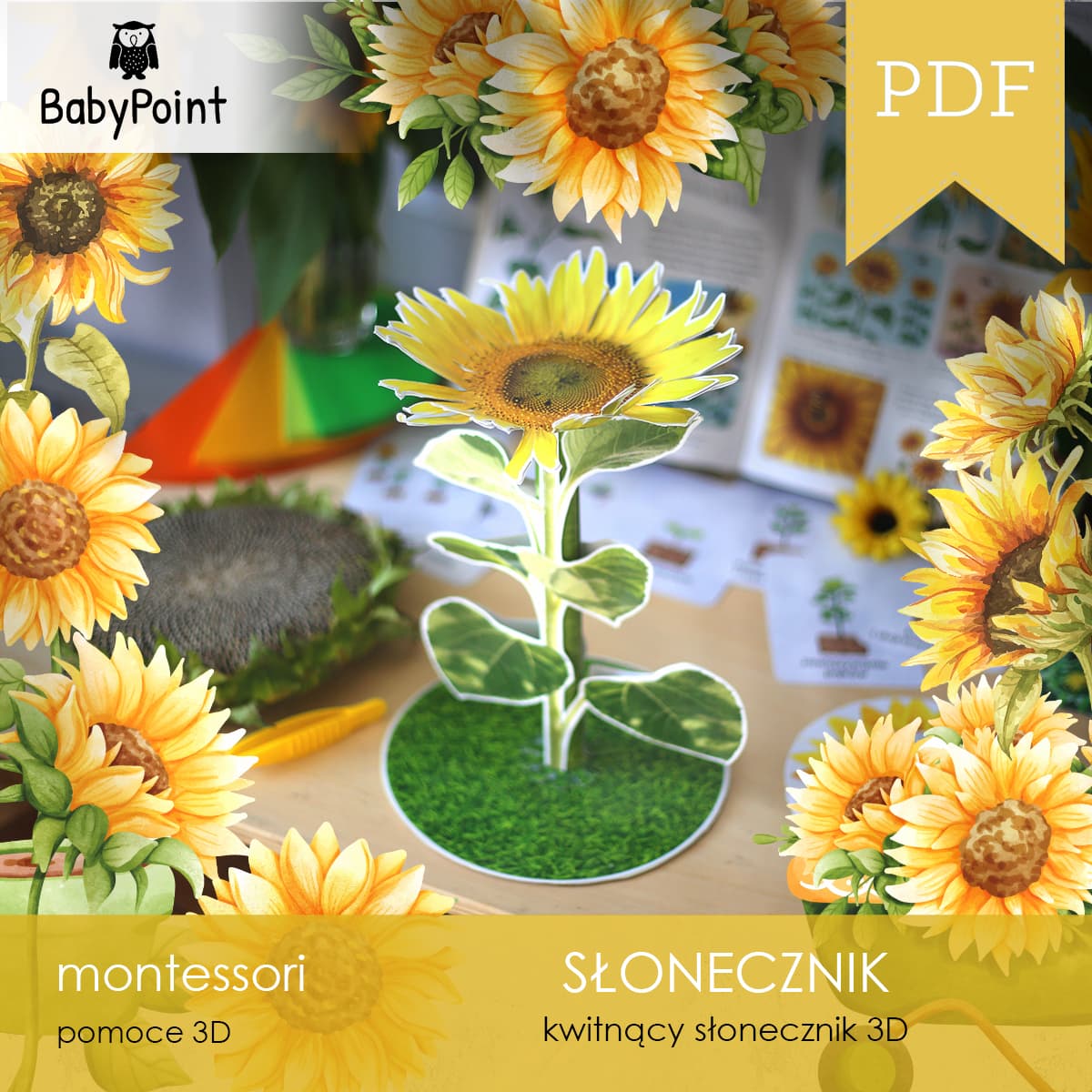 Słonecznik 3D