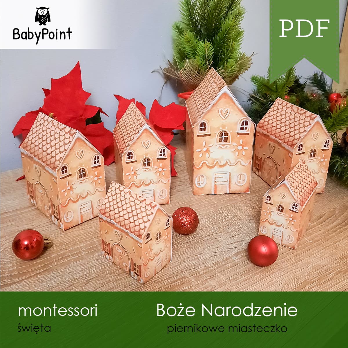 Piernikowe miasteczko 3D