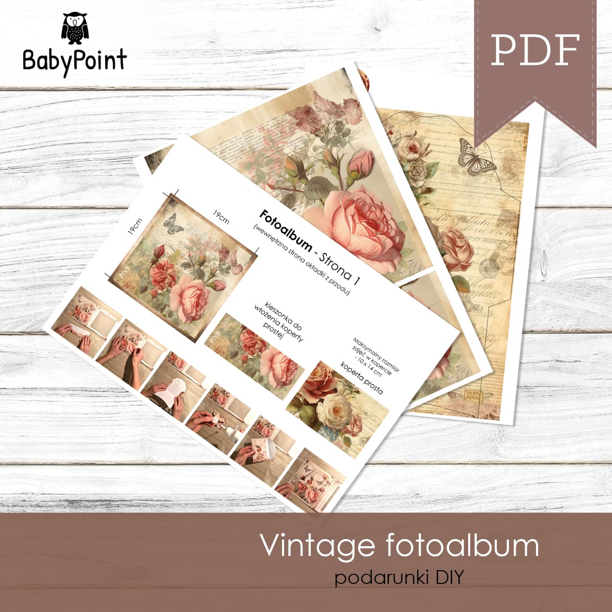 Vintage fotoalbum DIY 3