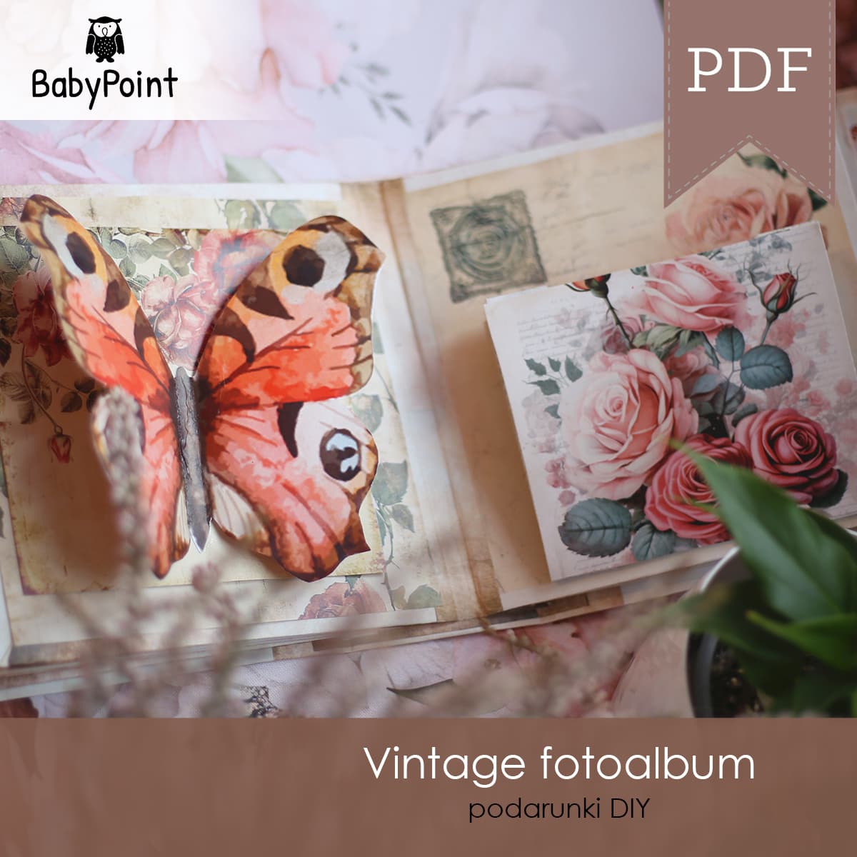 Vintage fotoalbum DIY 4