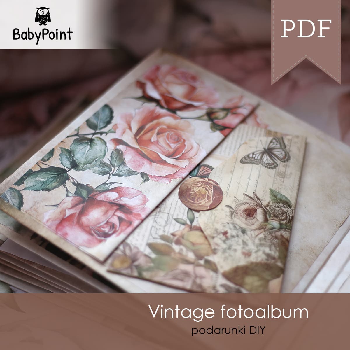 Vintage fotoalbum DIY 6