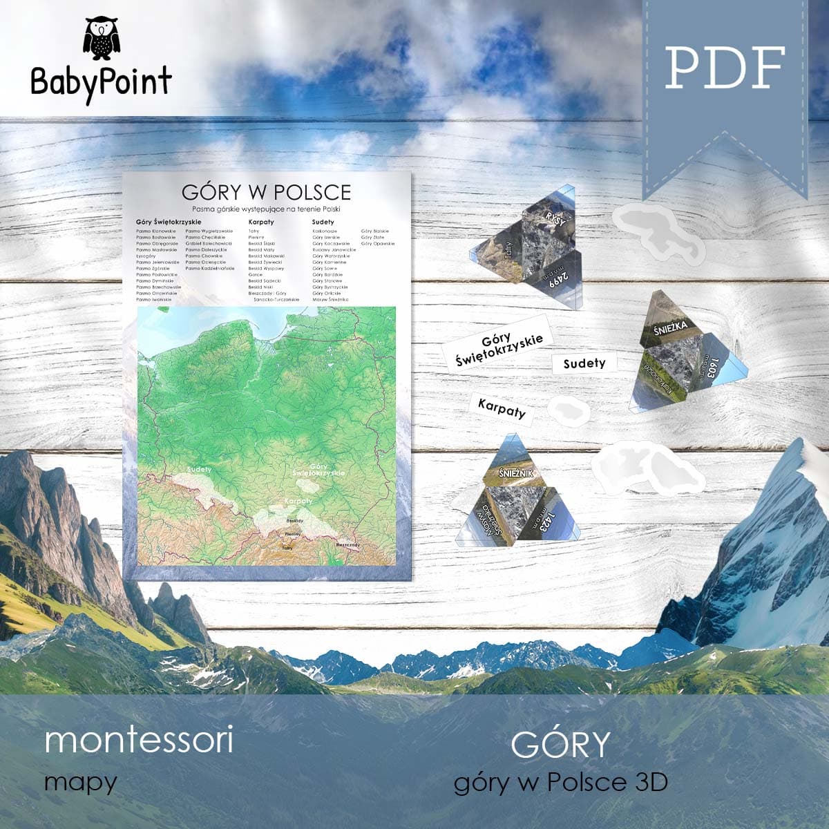 GÓRY - Góry w Polsce 3D