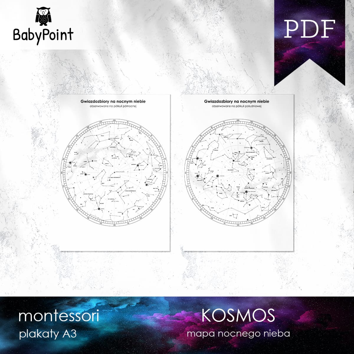 KOSMOS - Mapa nocnego nieba 2