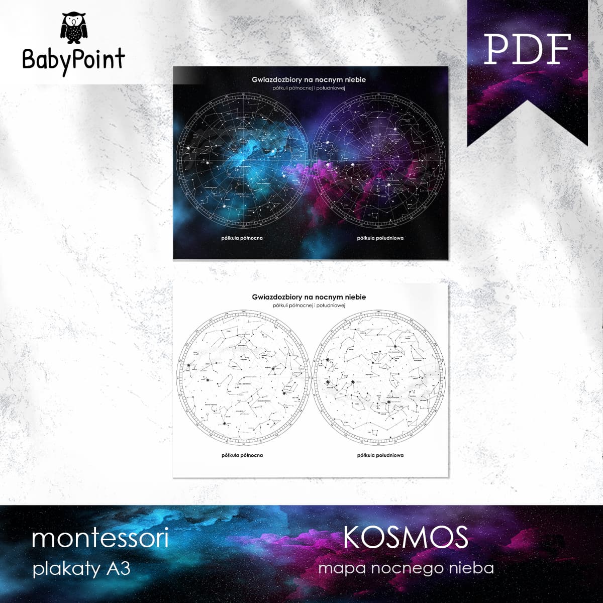 KOSMOS - Mapa nocnego nieba 3