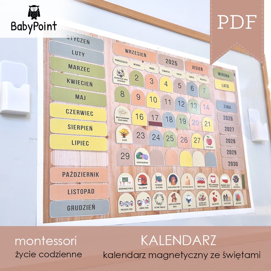 Kalendarz magnetyczny 3